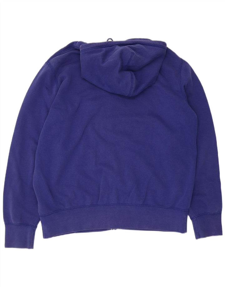 Suéter Nike masculino com capuz e zíper XL azul algodão