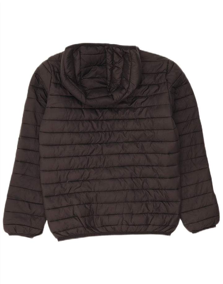 Casaco acolchoado com capuz GUESS Boys 11-12 anos preto poliéster