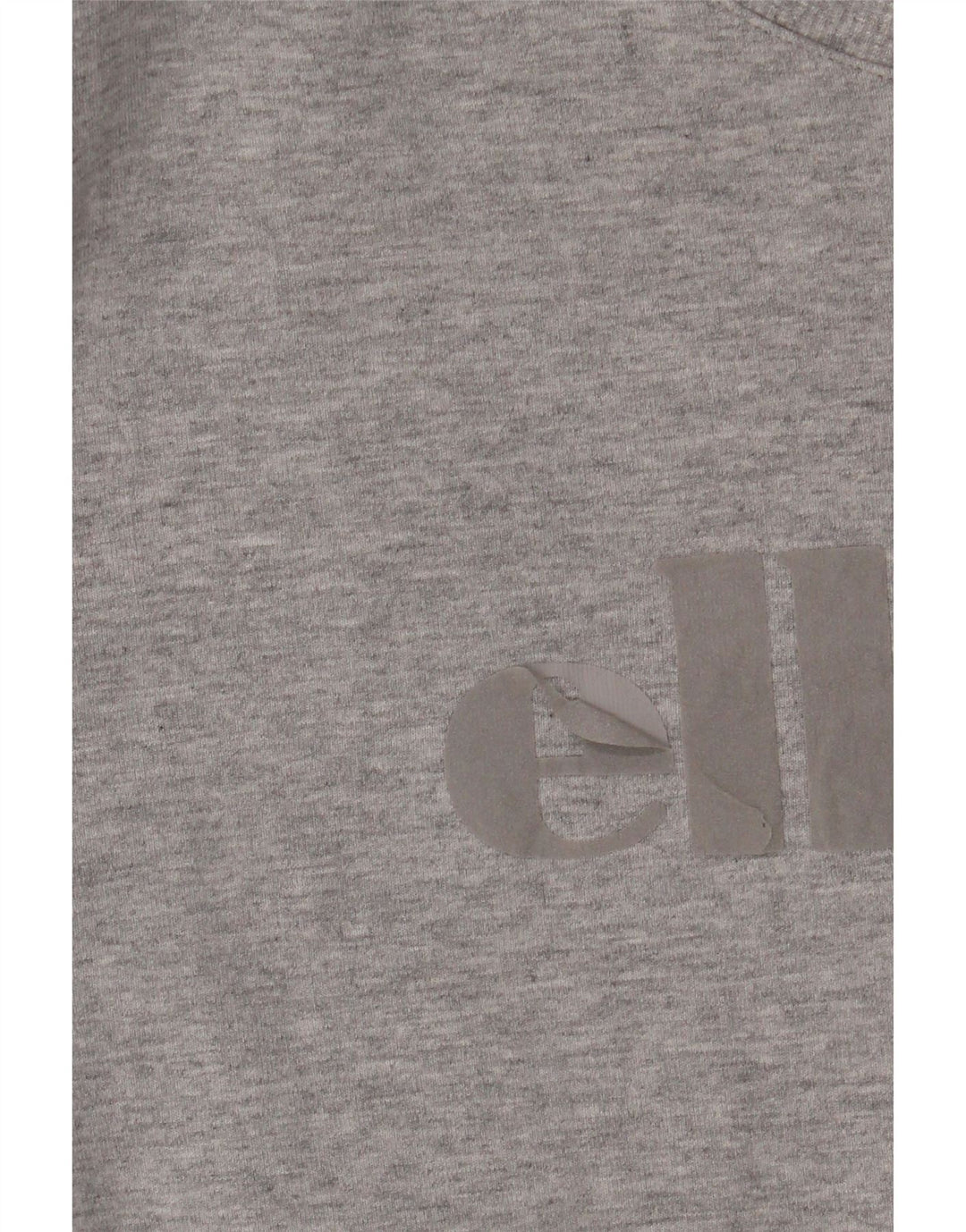 ELLESSE Suéter gráfico masculino de algodão cinza médio