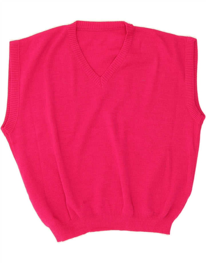 VINTAGE Womens Vest Tank Top UK 20 2XL Pink Vintage Vintage and Second-Hand Vintage from Messina Hembry 