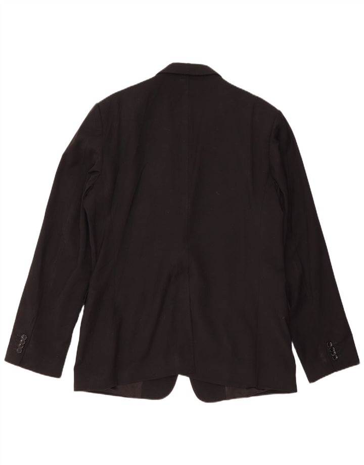 Jaqueta Blazer Masculina Dolce & Gabbana Slim 2 Botões IT 54 2XL Lã Preta