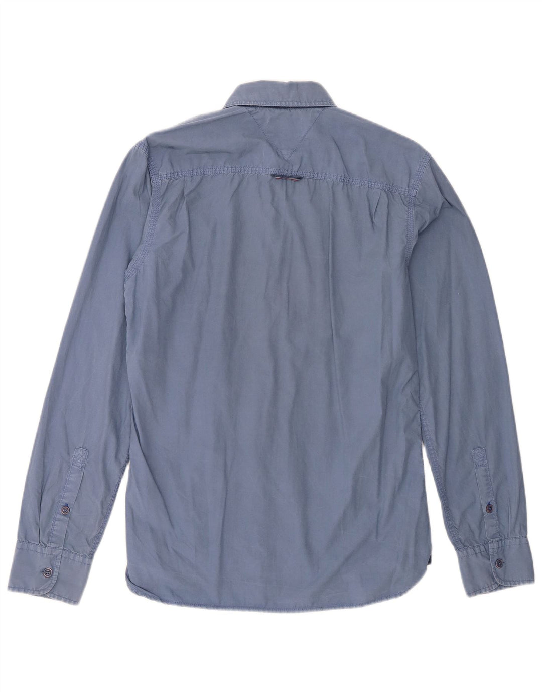 Camisa masculina Tommy Hilfiger azul médio