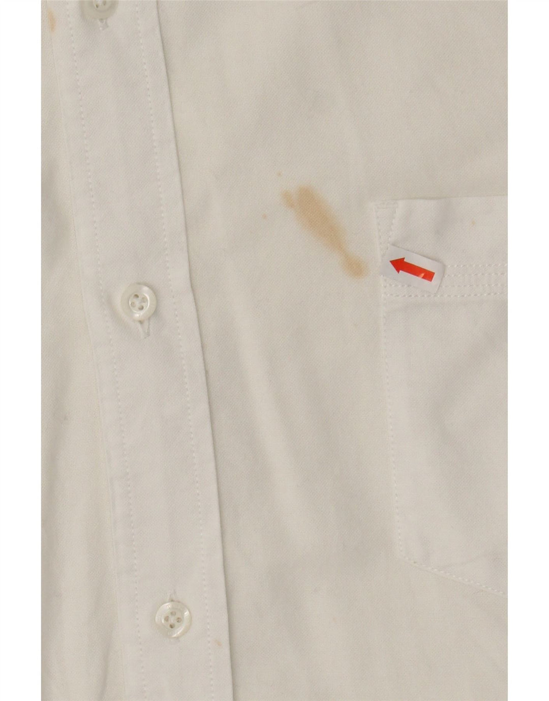 TIMBERLAND Mens Regular Fit Shirt XL White Cotton Vintage Timberland and Second-Hand Timberland from Messina Hembry 