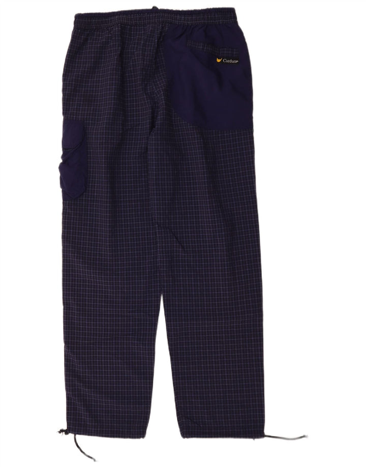 Calça cargo reta masculina Bailo XL azul marinho poliamida xadrez