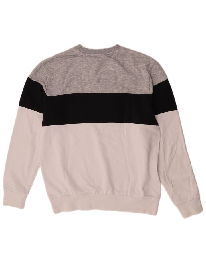 Fila Moletom Gráfico Masculino Jumper Médio Multicolorido Colorblock Algodão