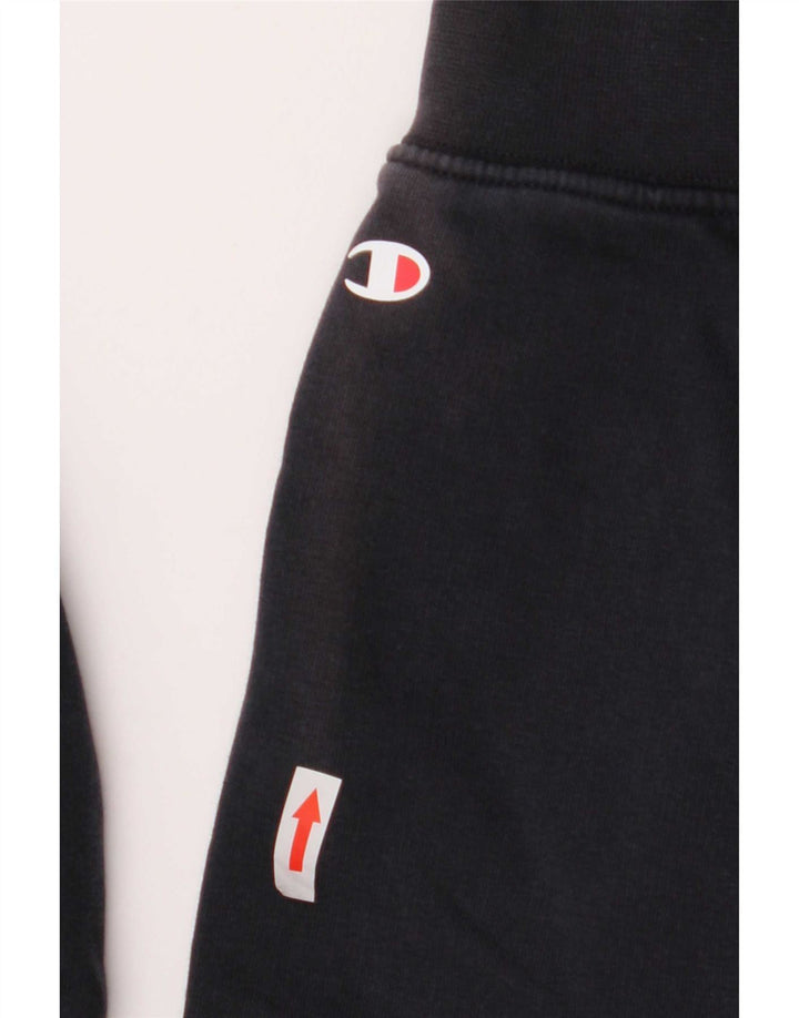 Jumper masculino com capuz Champion médio algodão azul marinho