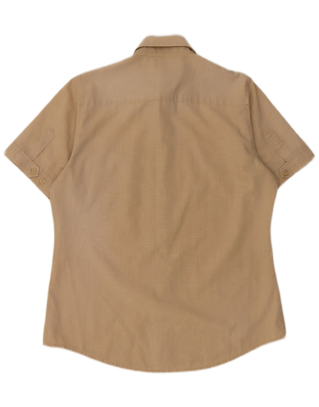 Camisa masculina de manga curta Levi's Sta-Prest médio bege