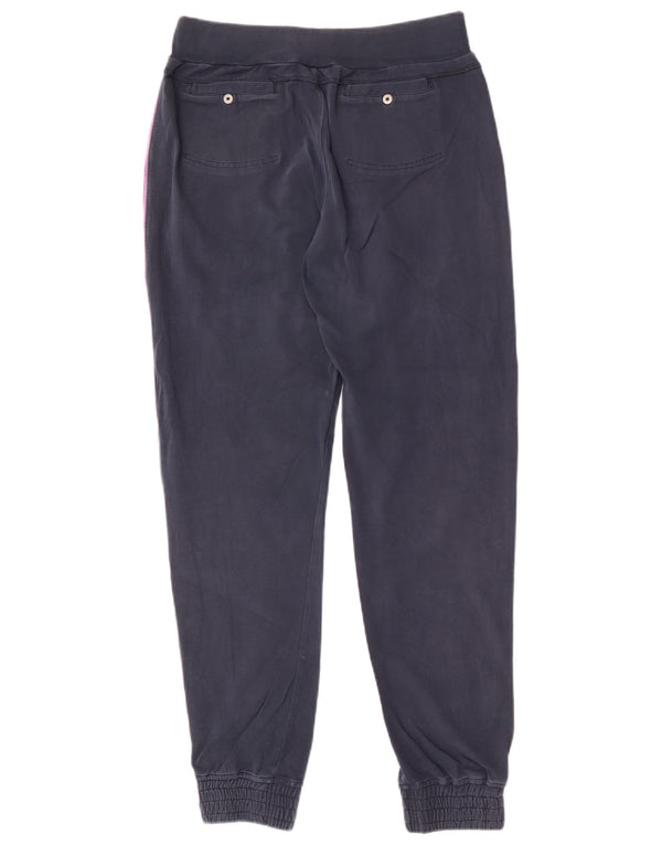 Calça de treino feminina Champion Joggers UK 14 grande algodão azul marinho