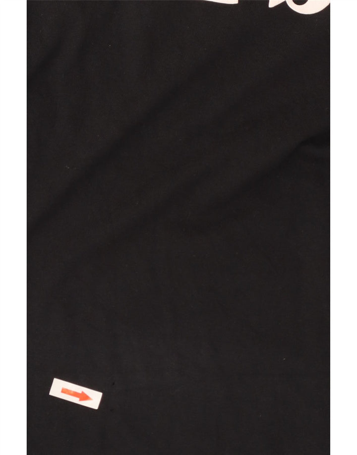 Camiseta feminina gráfica Levi's UK 10 pequena preta