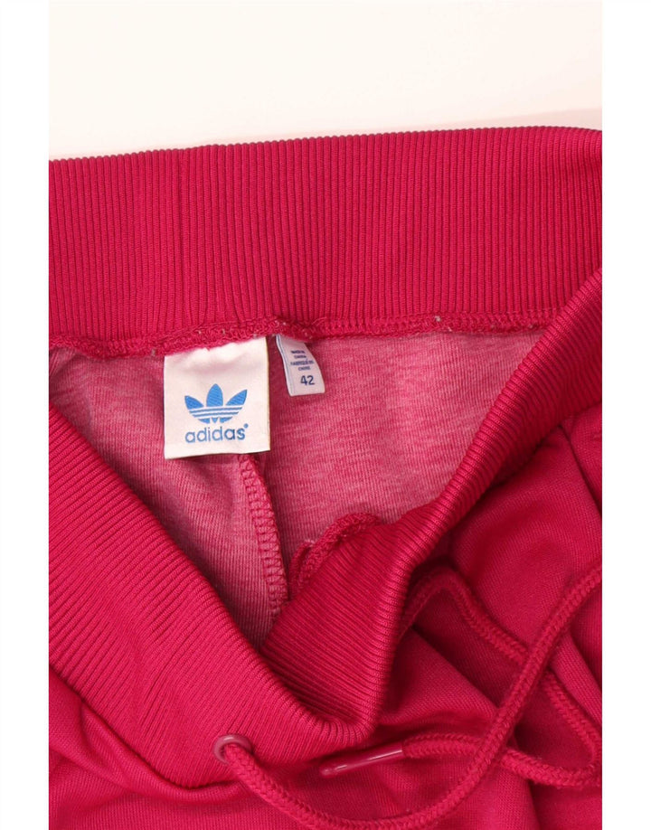 Calça de treino feminina Adidas Joggers IT 42 pequeno poliéster vermelho