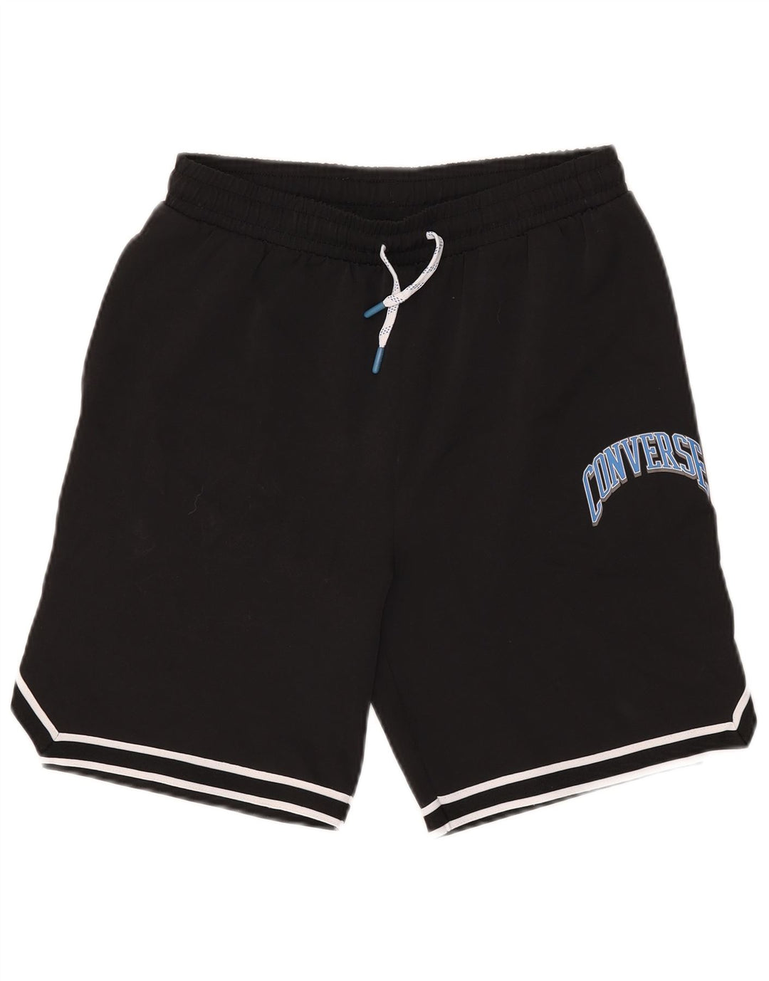 Shorts esportivos gráficos Converse Boys 13-14 anos XL preto poliéster