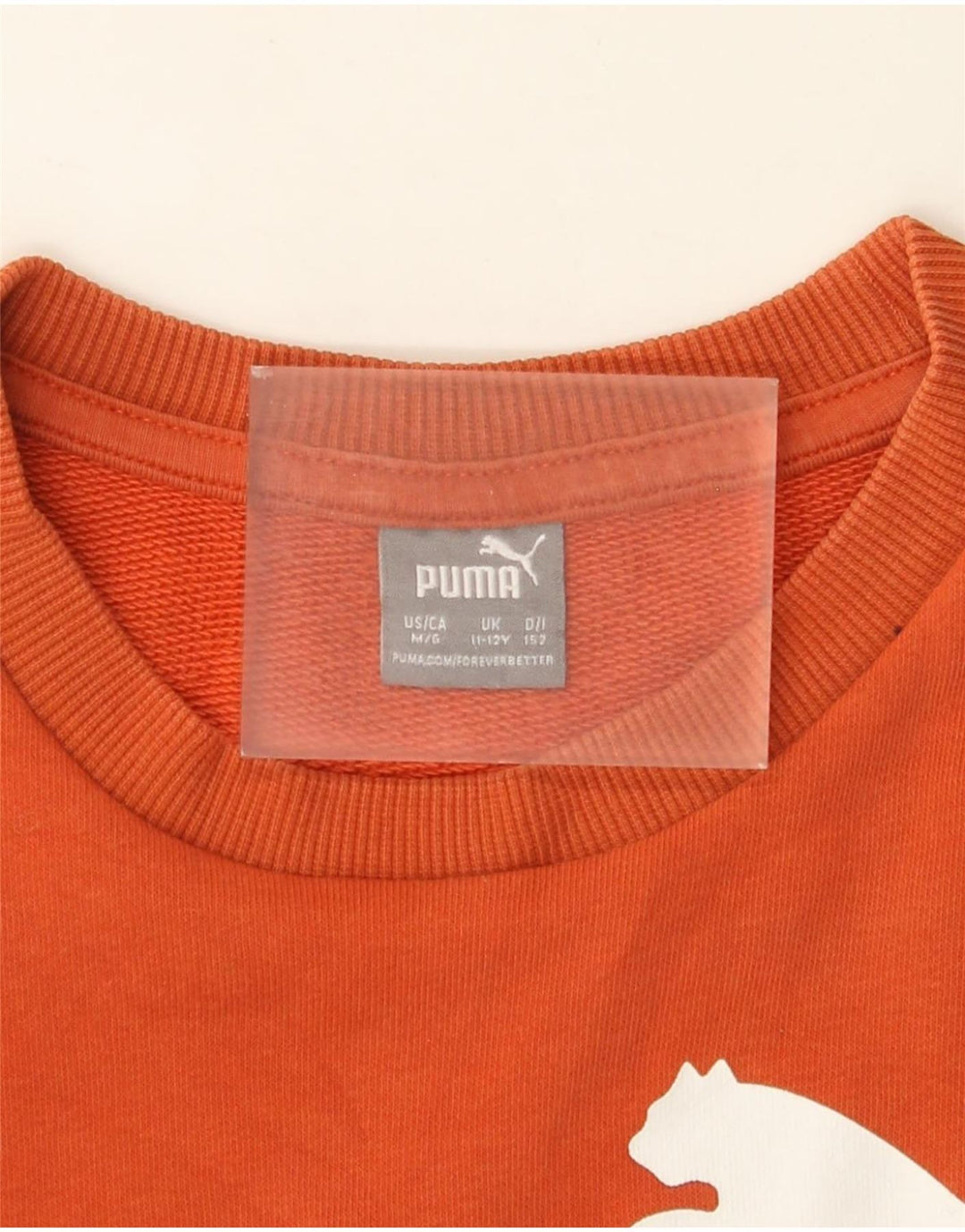 Suéter gráfico Puma Boys Graphic 11-12 anos laranja