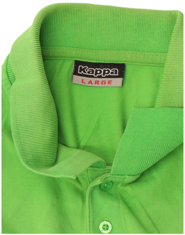 Camisa polo masculina KAPPA grande verde