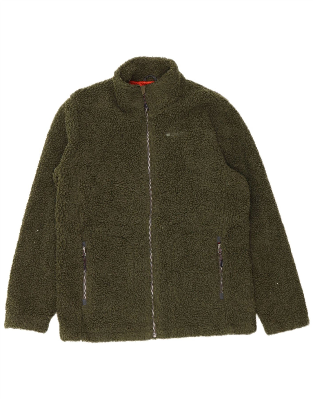 Jaqueta de lã masculina Mountain Warehouse poliéster cáqui médio Reino Unido 38