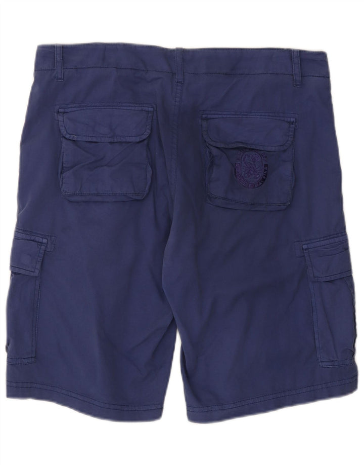 Shorts cargo masculino Scorpion Bay W32 algodão azul marinho médio