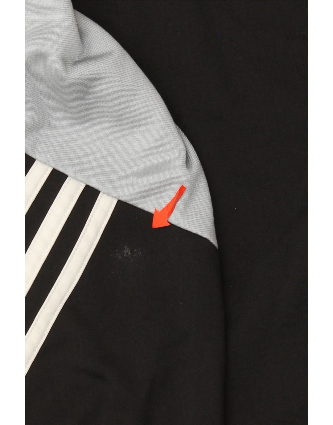 Adidas Mens Treino Top Jacket Pequeno Preto Colorblock Poliéster