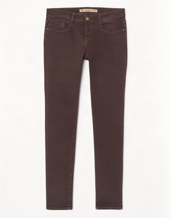 Zara Womens Trafaluc Slim Jeans EU 38 Pequeno W28 L32 Algodão Cinza