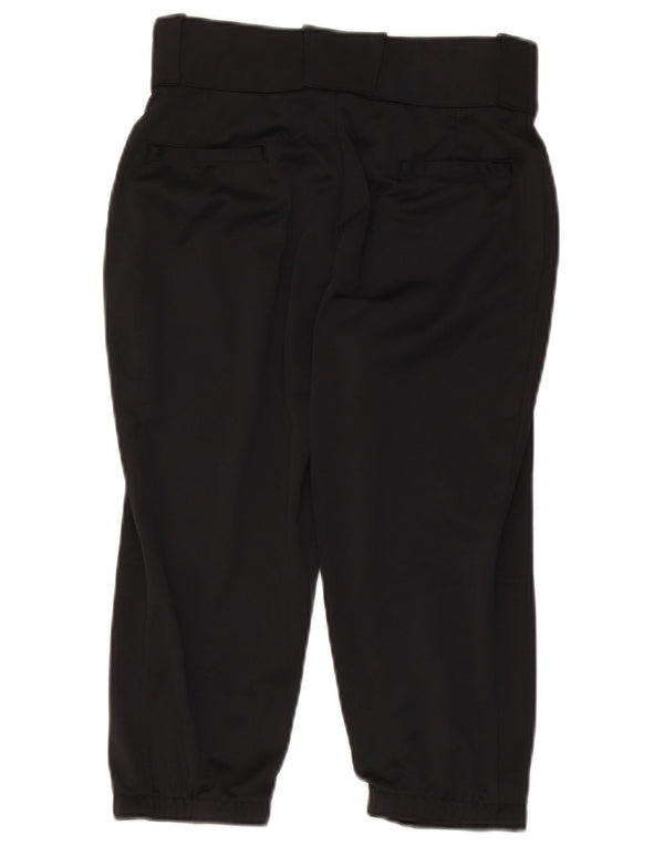 Calça Nike Feminina Slim Capri Pequena W26 L17 Preta Poliéster Esportiva