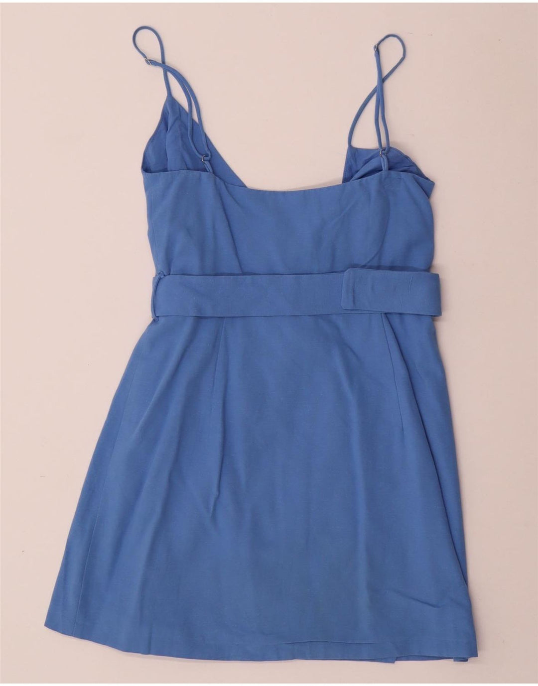 Vestido deslizante feminino ZARA UK 12 azul médio