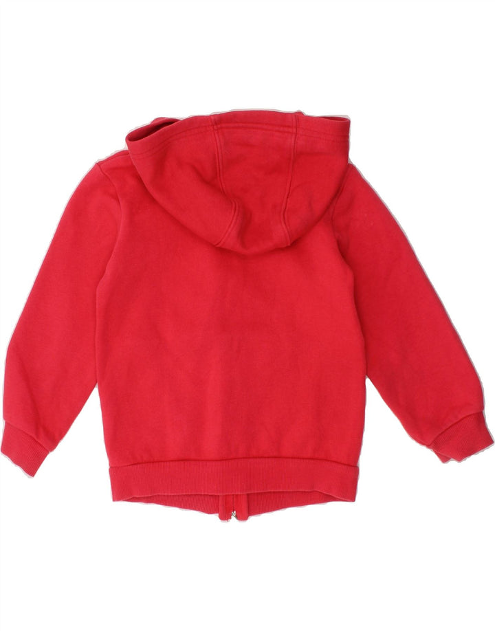 ADIDAS Baby Girls Graphic Zip Hoodie Sweater 18-24 Months Pink Colourblock Vintage Adidas and Second-Hand Adidas from Messina Hembry 