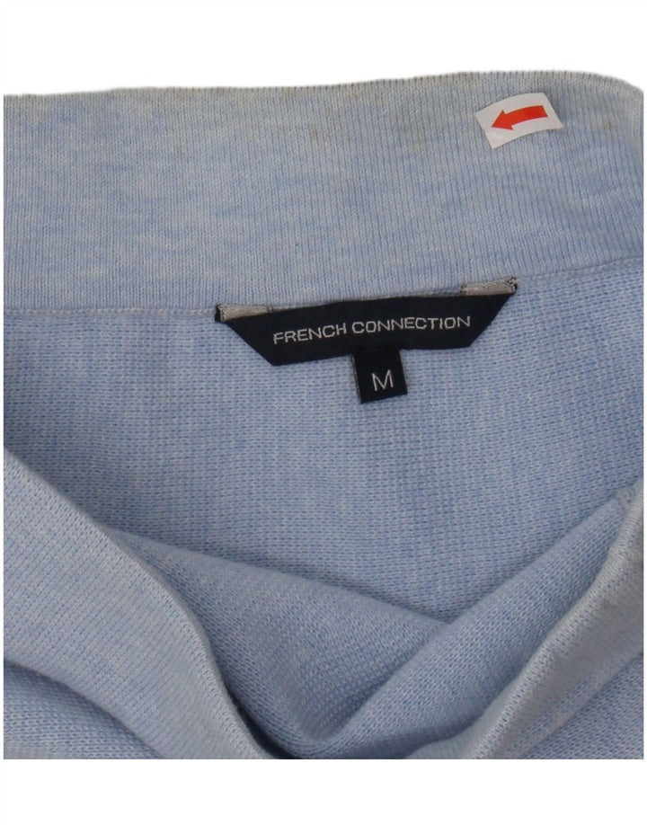 FRENCH CONNECTION Saia larga feminina média W30 algodão azul