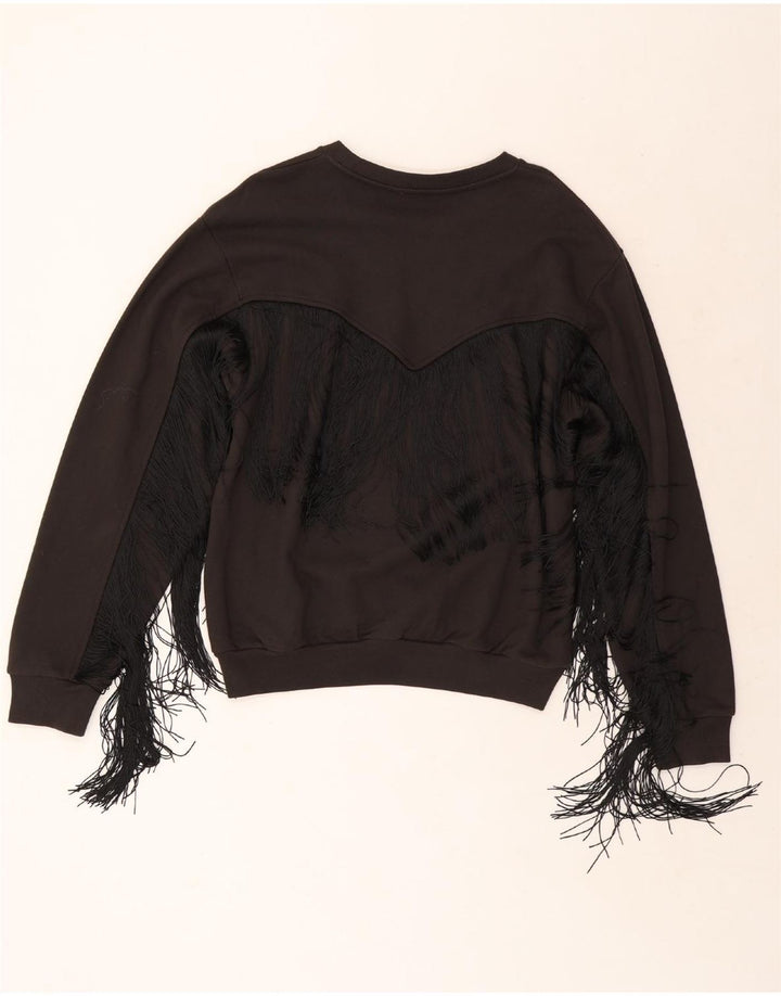 Moletom feminino Levi's Jumper UK 14 médio algodão preto