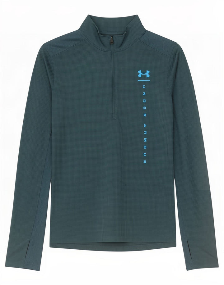 Under Armour Masculino Heat Gear Graphic Pulôver Treino Top Pequeno Azul