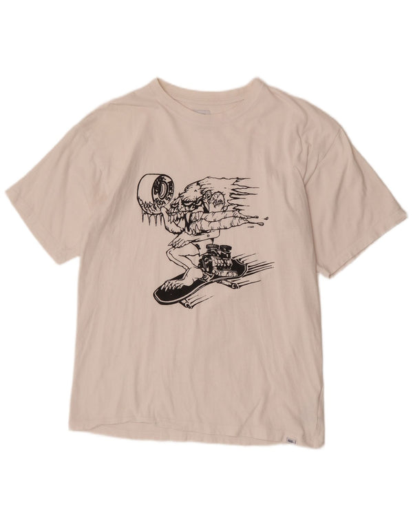 Camiseta Vans Masculina Regular Graphic Top Médio Algodão Branco