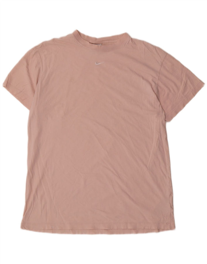Camiseta masculina Nike grande algodão rosa