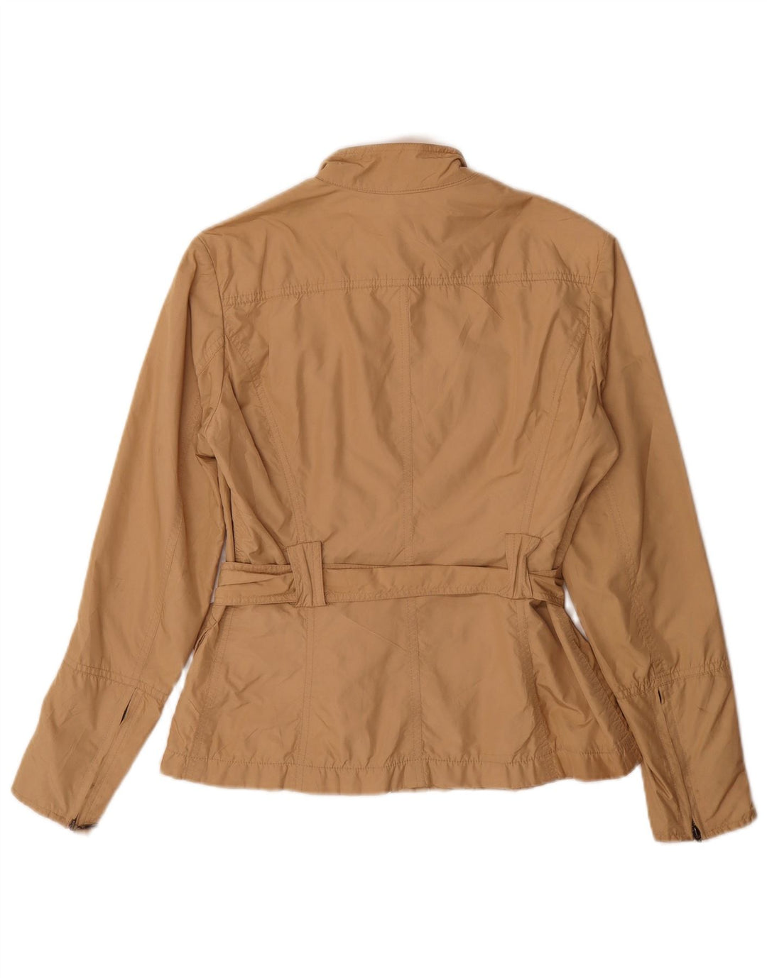 Jaqueta utilitária feminina Zara UK 12 médio bege