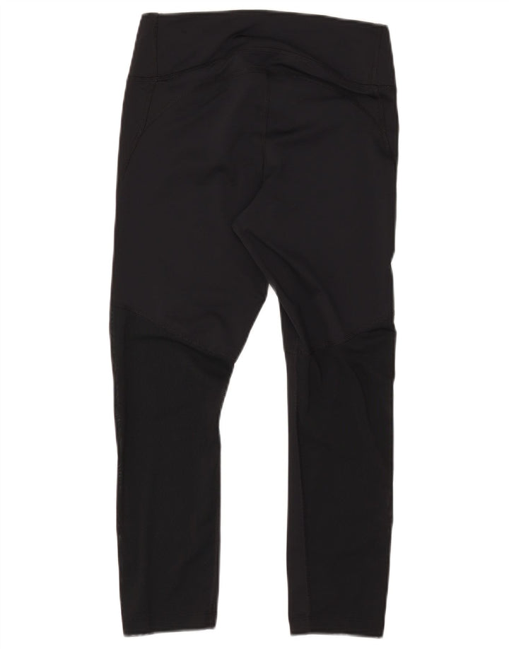 Leggings Nike Dri Fit Femininas UK 12 Médio Preto Poliéster