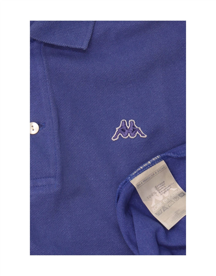 Camisa polo masculina KAPPA algodão azul médio