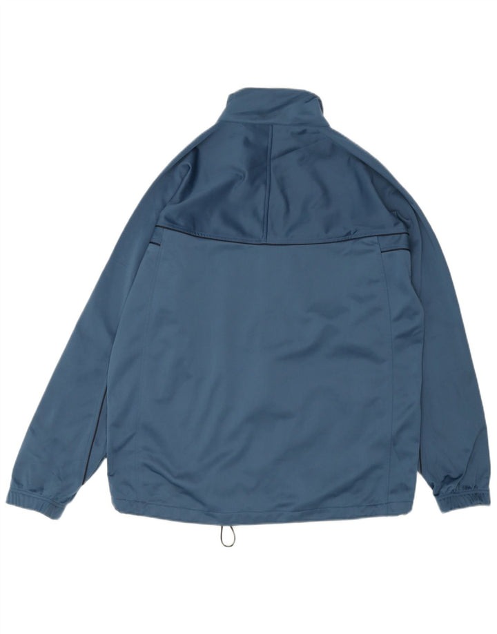 Asics Mens Tracksuit Top Jaqueta Grande Azul Poliéster