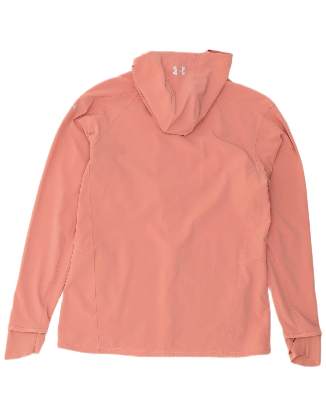 Jaqueta feminina Under Armour com capuz e moletom UK 14 poliéster rosa médio