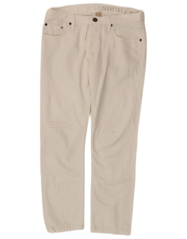 Burberry Mens Jeans Slim W31 L28 Algodão Branco