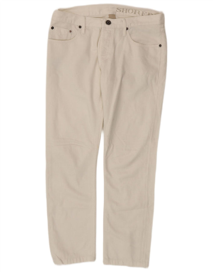 Burberry Mens Jeans Slim W31 L28 Algodão Branco