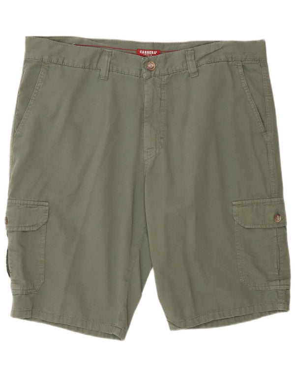 Carrera Mens Cargo Shorts IT 52 XL W36 Algodão Verde
