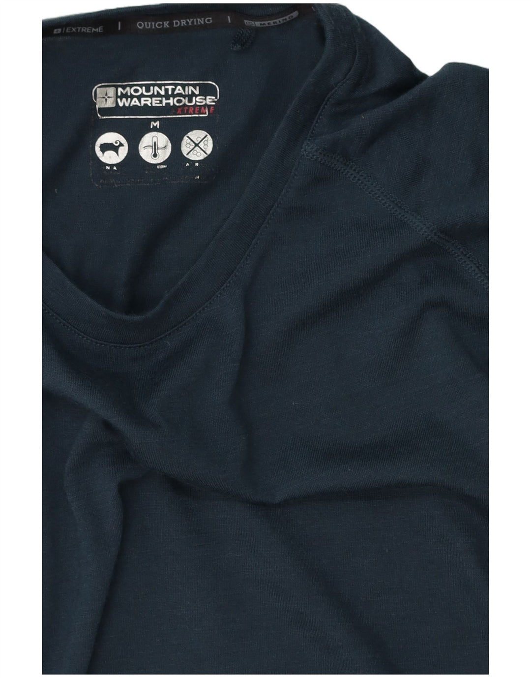 Camiseta masculina Mountain Warehouse poliéster azul marinho médio