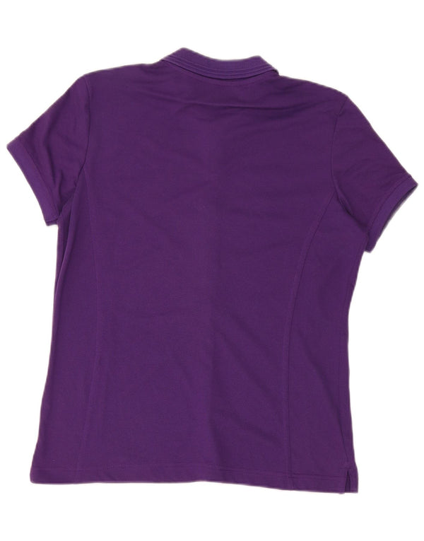 Blusa feminina Champion de manga curta Easy Fit Reino Unido 16 grande roxa