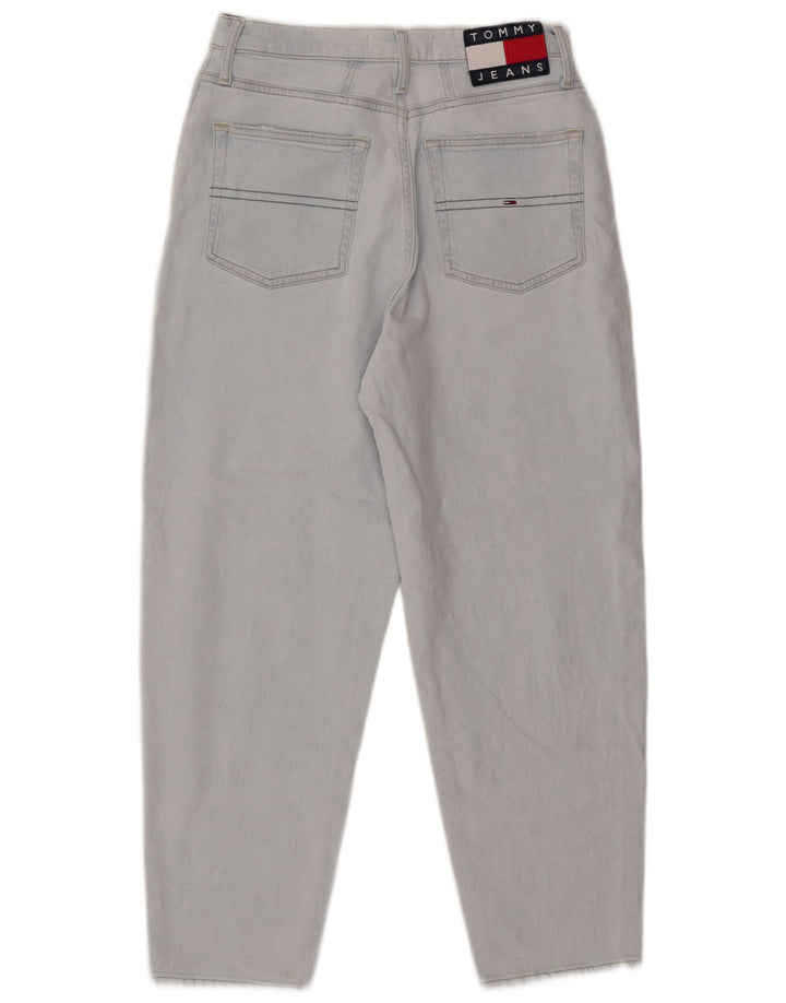 Tommy Hilfiger Calça jeans feminina cintura alta W28 L25 Azul