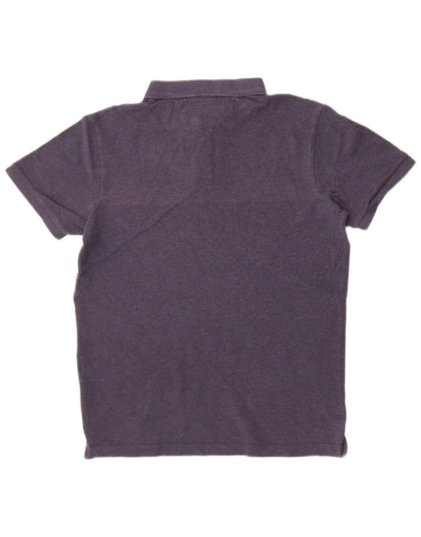 Camisa polo masculina Tommy Hilfiger Slim Fit grande algodão azul marinho