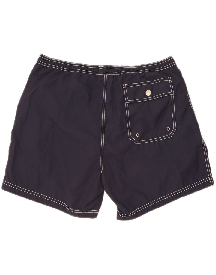Shorts de natação masculino JACK WILLS grande algodão azul marinho
