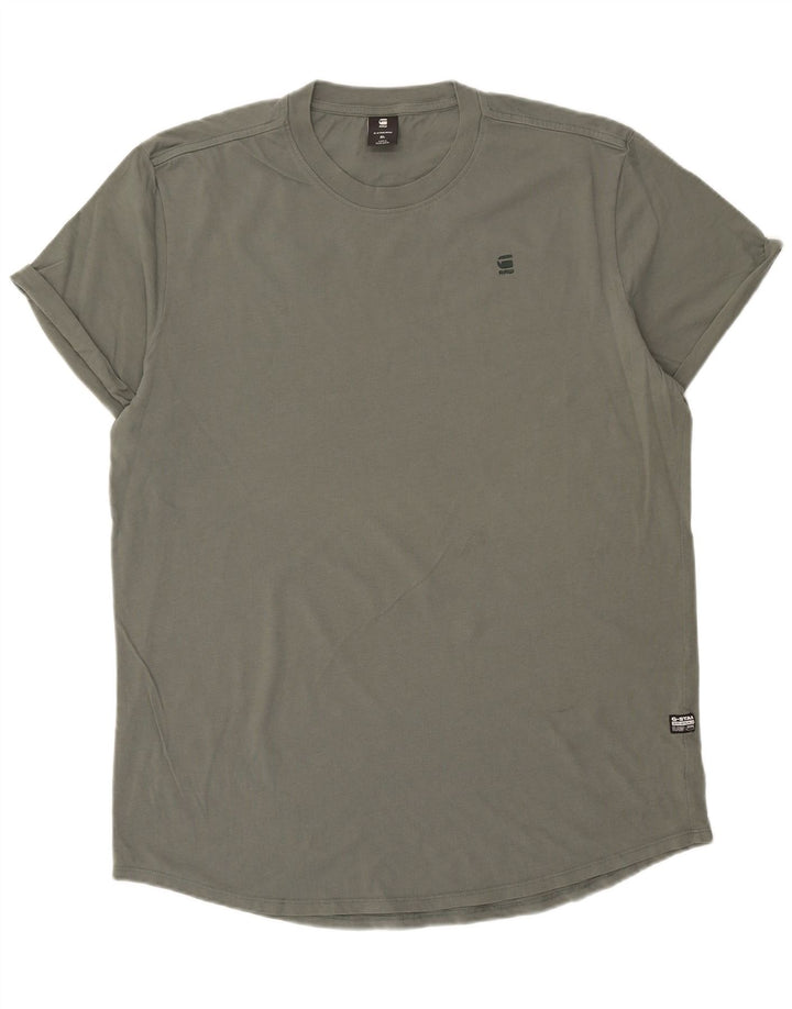 Camiseta masculina G-STAR Top XL algodão cáqui
