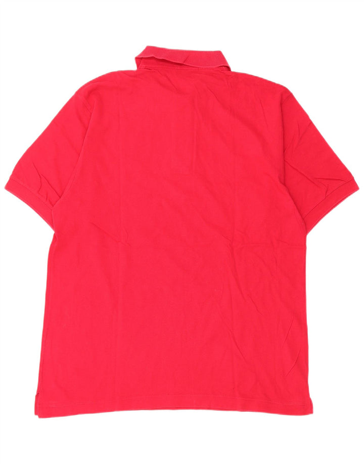 Camisa polo masculina Sergio Tacchini IT 48 algodão rosa médio
