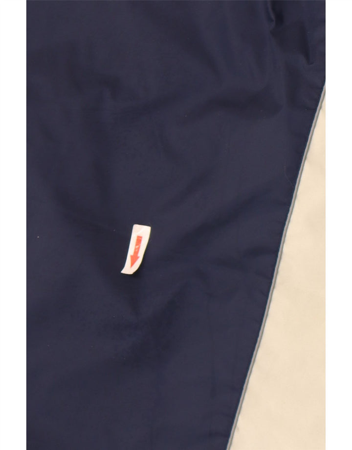 Jaqueta de chuva Nike Boys Graphic 11-12 anos grande bloco colorido azul marinho