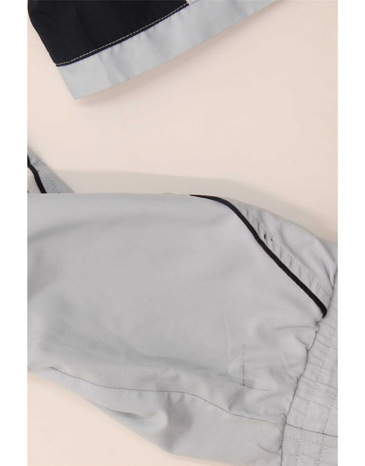 Adidas Mens Tracksuit Top Jacket Medium Blue Colourblock Poliéster