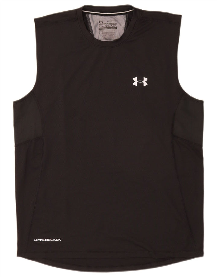 Under Armour Masculino Heat Gear Vest Top Médio Poliéster Preto