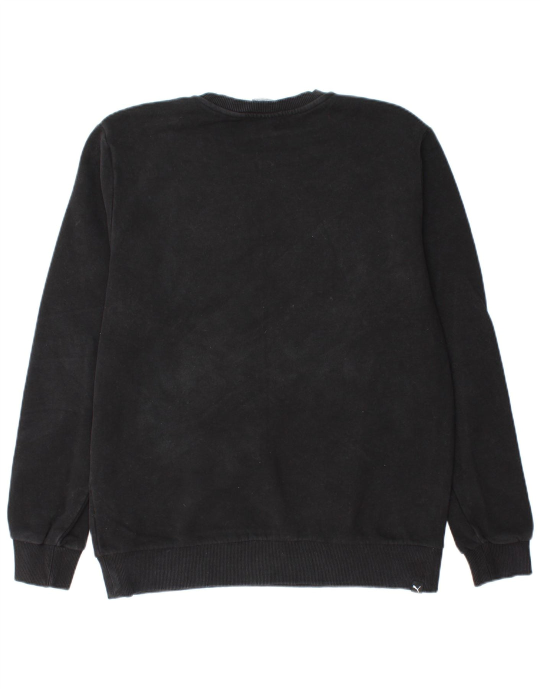PUMA moletom gráfico masculino jumper grande algodão preto