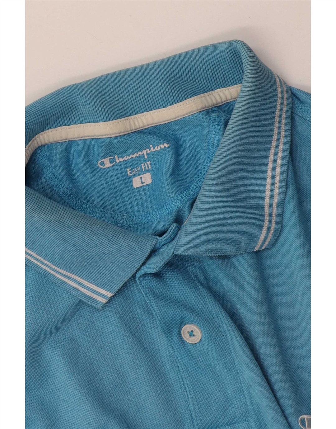 Camisa polo masculina Champion Easy Fit grande azul