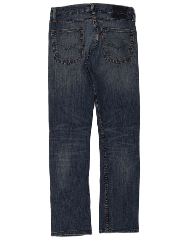 LEVI'S Jeans Slim Masculino W32 L34 Azul Algodão